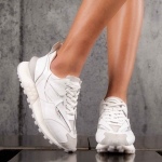Character Sneakers, White Color