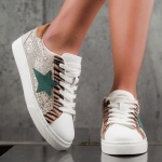 Rivera Glitter Sneakers, Silver Color
