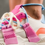 Acid Rainbow Sneakers, Pink Color