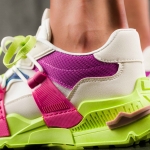 Acid Rainbow Sneakers, Pink Color