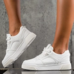 Airplane Sneakers, White Color