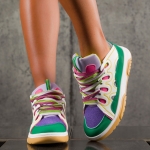 You & I Sneakers, Green Color