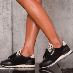 Tell Me Now Sneakers, Black Color