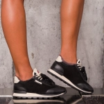Tell Me Now Sneakers, Black Color