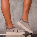 Admire Sneakers, Taupe Color