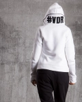 Duo Zip-Up Hoodie, White Color
