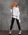 Logic Long-Sleeve Top, White Color