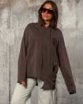 Блуза Vexa, Кафяв Цвят