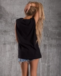 The Dark Half Tank Top, Black Color