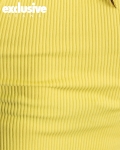 Tweety Ribbed Tank Top, Yellow Color