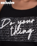 Do Your Thing Tank Top, Black Color