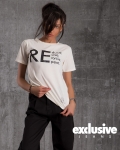 Recycle T-Shirt, Cream/Ecru Color