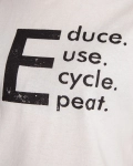 Recycle T-Shirt, Cream/Ecru Color