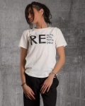 Recycle T-Shirt, Cream/Ecru Color