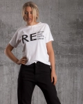 Recycle T-Shirt, Cream/Ecru Color