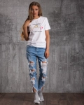 Love Songs T-Shirt With Iridescent Details, Black Color
