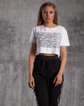 California Crop Top, White Color
