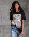 Elegancia T-Shirt With Tulle, White Color