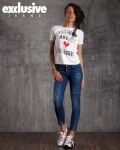 Fashion Addict T-Shirt, White Color
