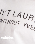 Ain't Laurent Tee, White Color