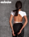 Arcadia Backless Top, White Color