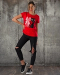 Evelynn T-Shirt, Red Color