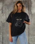 Swag Bunny T-Shirt, Black Color