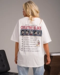 Тениска Creative Block, Бял Цвят
