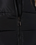 Cloud Hooded Vest, Black Color