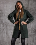 All Is Love Hooded Cardigan, Green Color