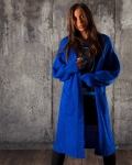 New Wave Open Cardigan, Blue Color