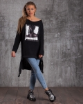 Arlene Long Sweater, Black Color