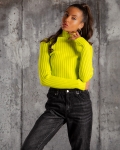 Extra Cropped Sweater, Black Color