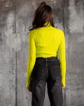 Extra Cropped Sweater, Green Color