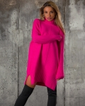 Everlee Long Sweater, Coral Color