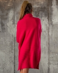 Everlee Long Sweater, Coral Color