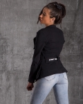 Vienna Jacket With Removable Pockets, Black Color