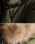 Winter Jacket With Real Fur, Black Color