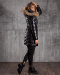 Pinecone Long Winter Jacket, Black Color