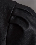 Orleans Faux Leather Jacket, Black Color