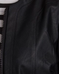 Orleans Faux Leather Jacket, Black Color