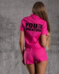 Experience Short-Sleeve Vest, Pink Color
