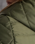 Emily Hooded Jacket, Green Color
