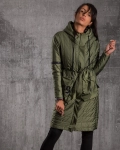 The Plan Padded Jacket with Removable Sleeves, Green Color