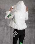 Self-Esteem Hooded Jacket, White Color