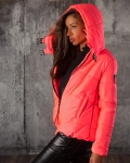 Ambrosia Puffer Jacket, Pink Color