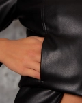 Harrington Leather Jacket, Black Color