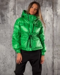 Melanie Jacket With Down And Feather Filling, Green Color