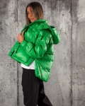 Melanie Jacket With Down And Feather Filling, Green Color