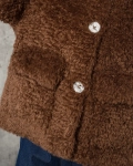 Палто Winter Teddy, Кафяв Цвят